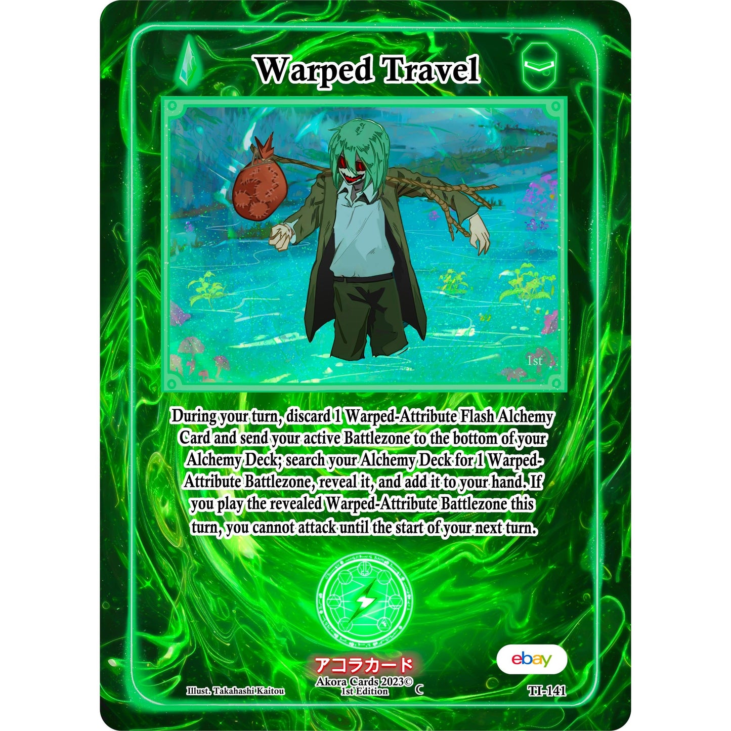 Image for Warped Travel (TI-141) (TIE1E) - Akora TCG