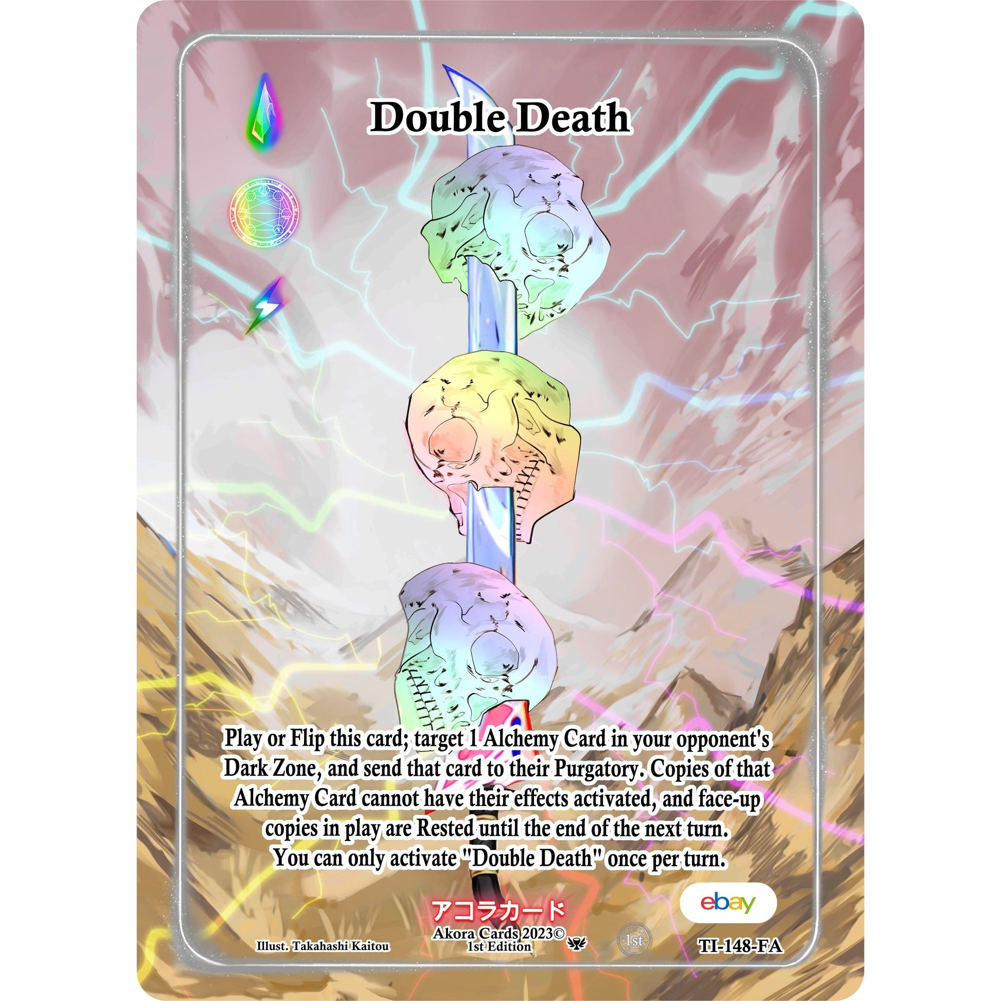 Image for Double Death (Full Art) (TI-148-FA) (TIE1E) - Akora TCG