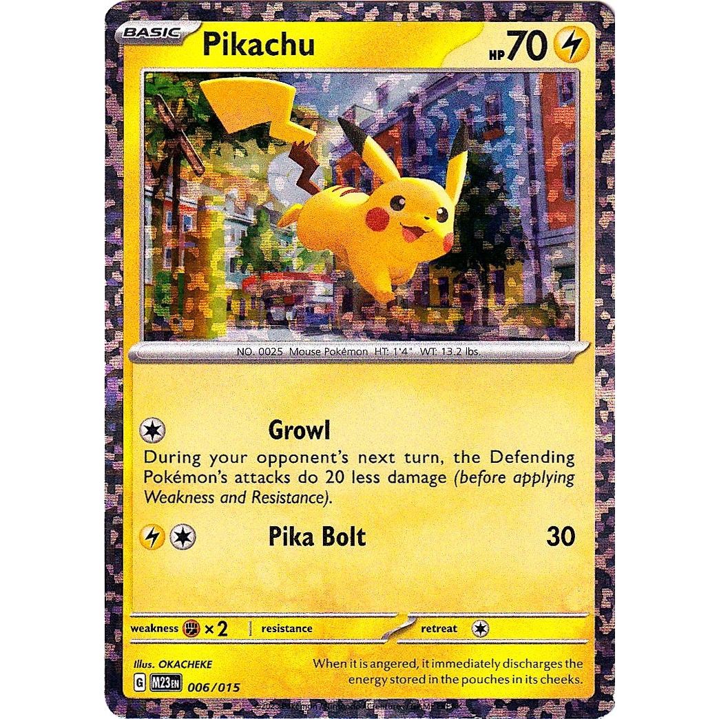Image for Pikachu (006/015) (M23) - Pokemon