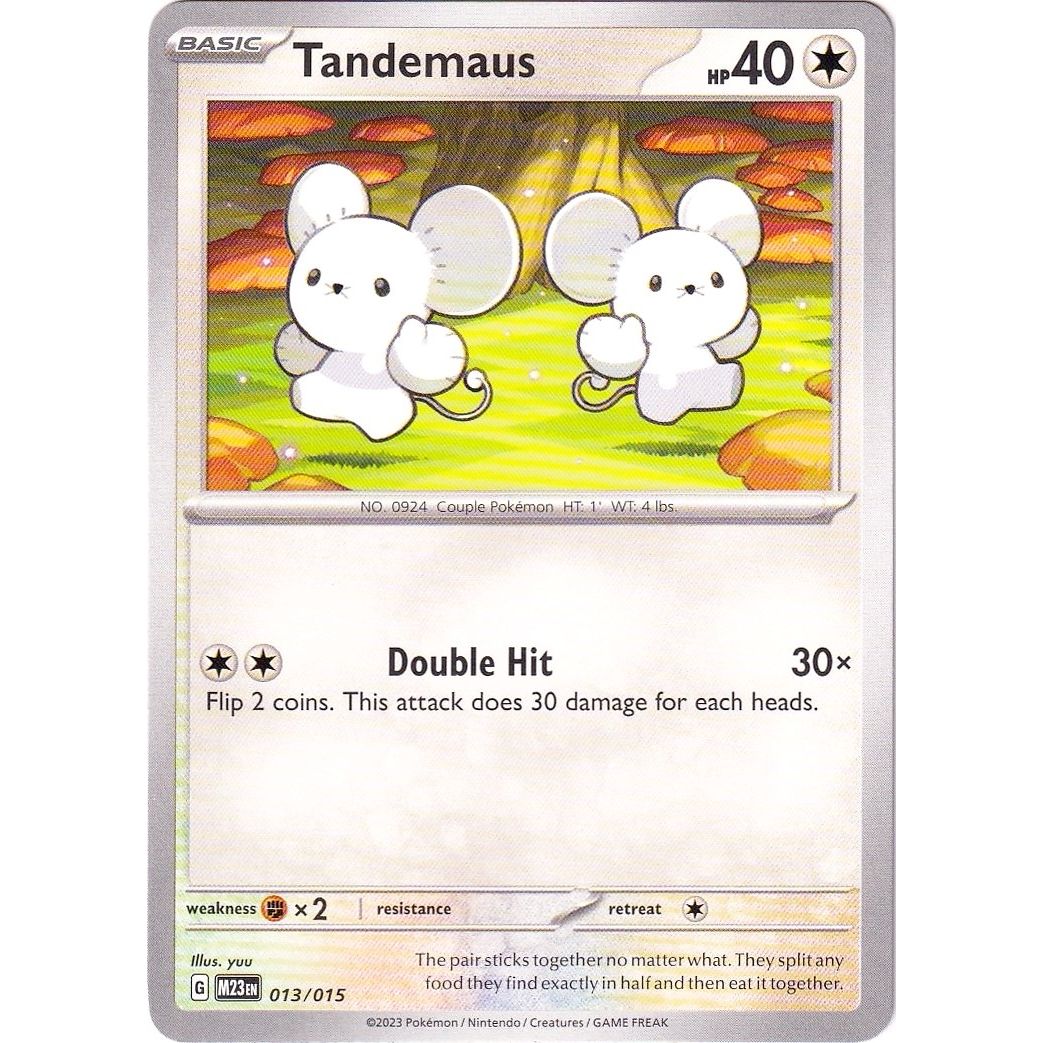 Image for Tandemaus (013/015) (M23) - Pokemon