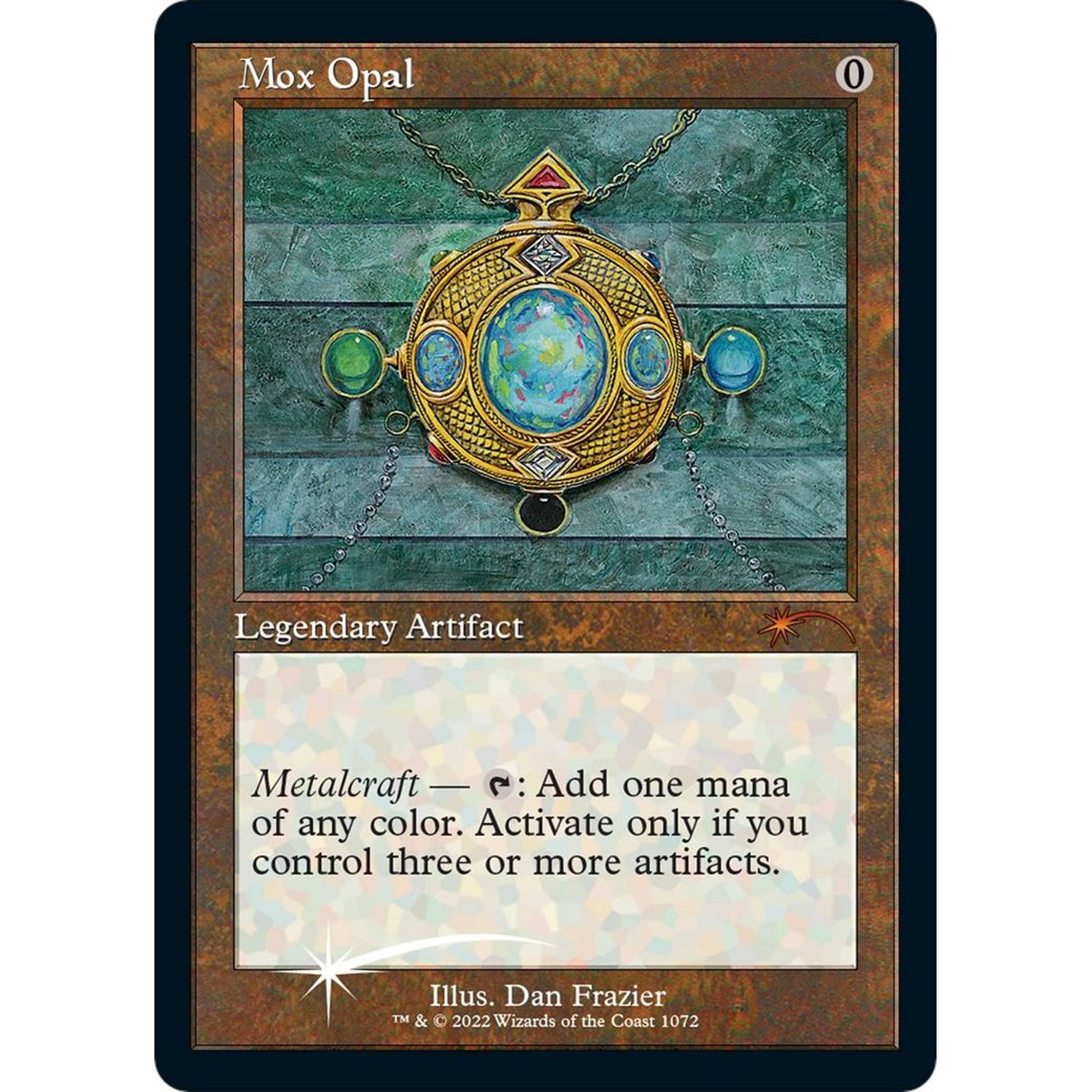 Image for Mox Opal (Retro Frame) (Foil Etched) (1072) (SLD) - Magic: The Gathering