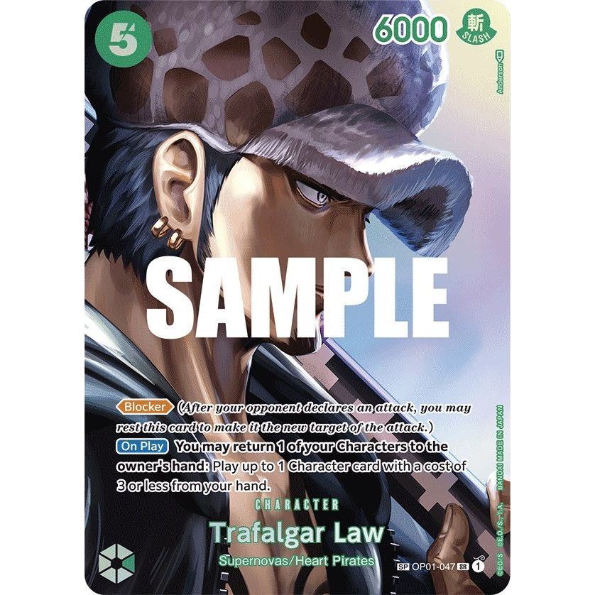 Image for Trafalgar Law (SP) (OP01-047) (OP04) - One Piece Card Game
