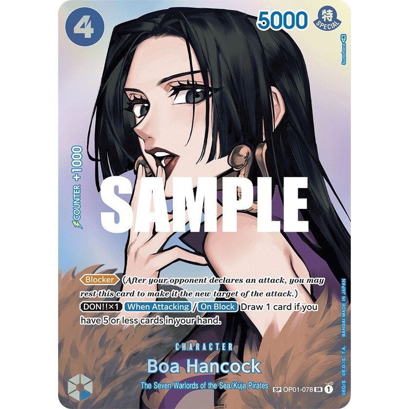 Image for Boa Hancock (SP) (OP01-078) (OP04) - One Piece Card Game