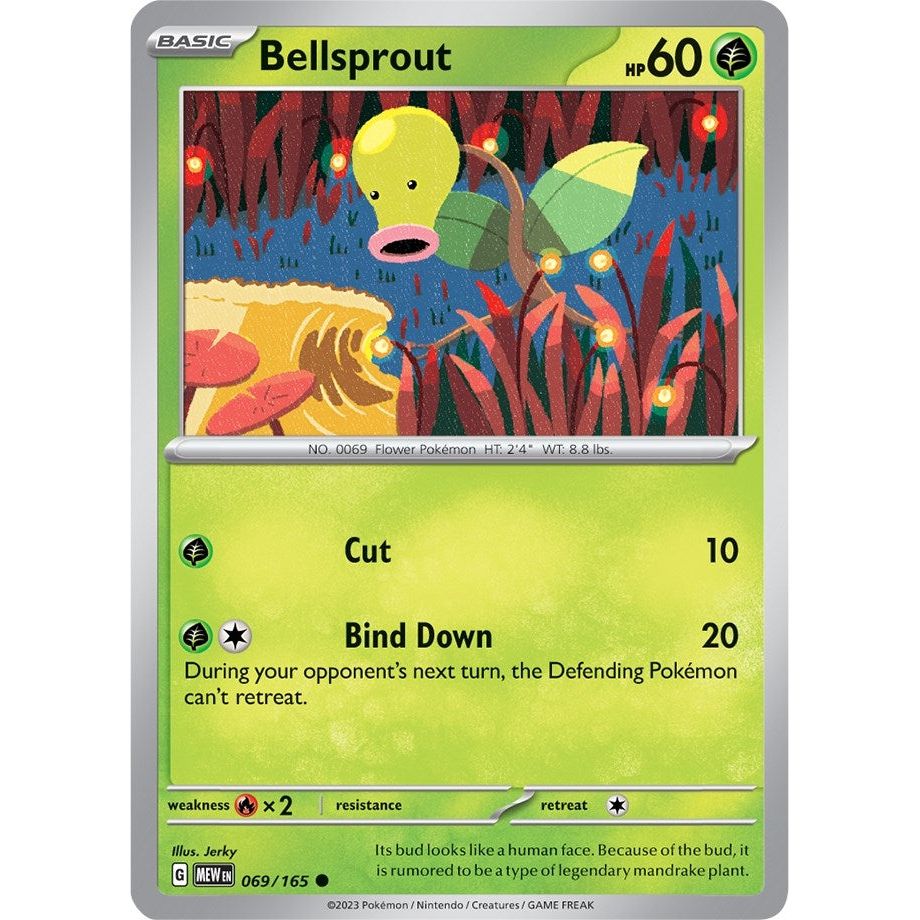 Image for Bellsprout (069/165) (MEW) - Pokemon