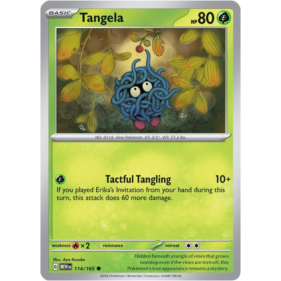 Image for Tangela (114/165) (MEW) - Pokemon