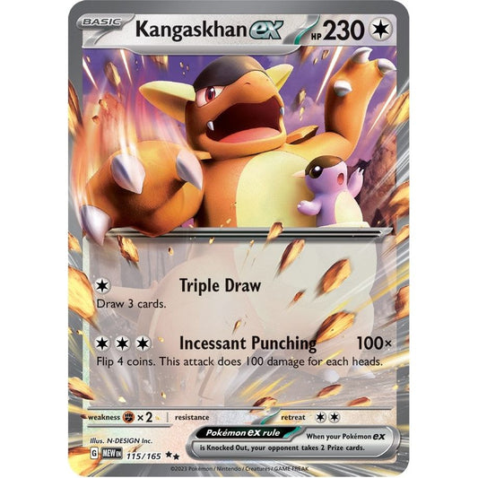 Image for Kangaskhan ex (115/165) (MEW) - Pokemon