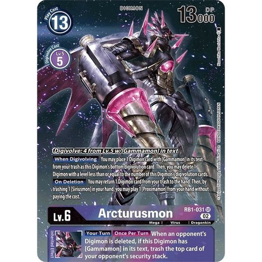 Image for Arcturusmon (Textured Alternate Art) (RB1-031 SR) (RB-01) - Digimon Card Game