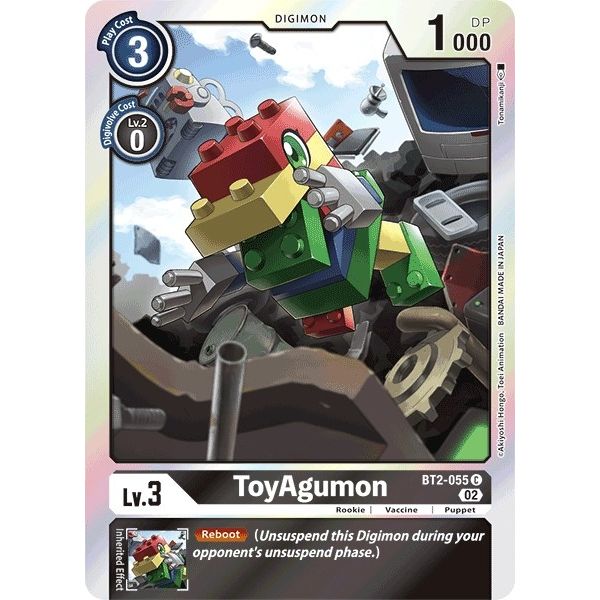 Image for ToyAgumon (Resurgence Booster Reprint) (BT2-055 C) (RB-01) - Digimon Card Game