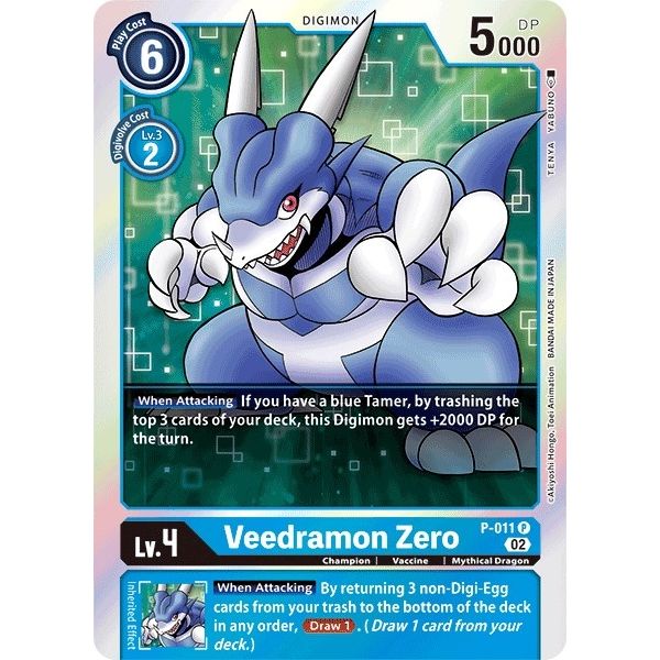 Image for Veedramon Zero - P-011 (Resurgence Booster Reprint) (P-011 P) (RB-01) - Digimon Card Game