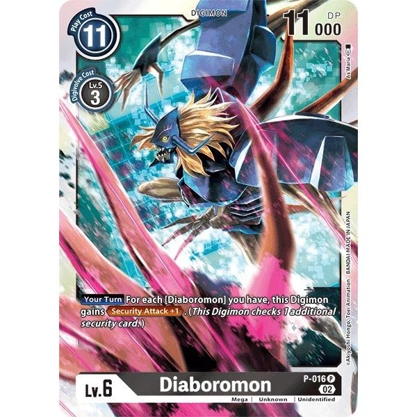 Image for Diaboromon - P-016 (Resurgence Booster Reprint) (P-016 P) (RB-01) - Digimon Card Game
