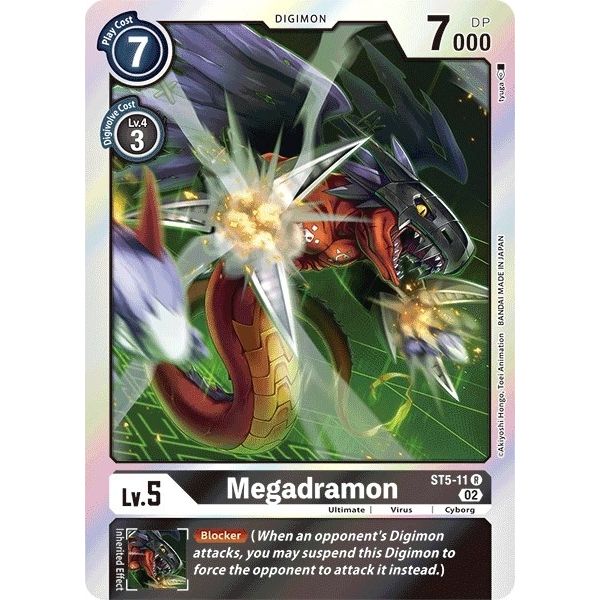Image for Megadramon (Resurgence Booster Reprint) (ST5-11 R) (RB-01) - Digimon Card Game
