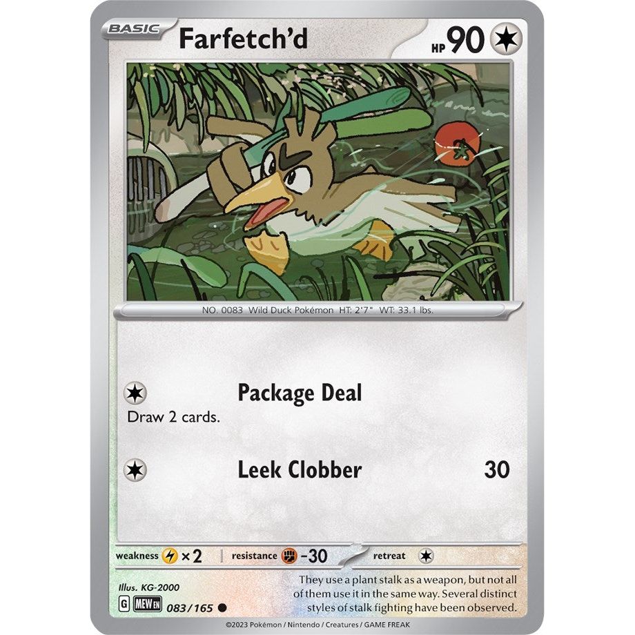 Image for Farfetch'd (083/165) (MEW) - Pokemon