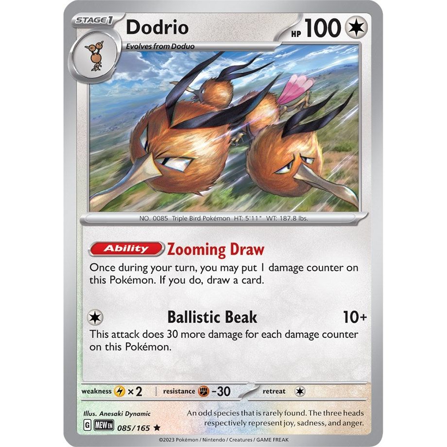 Image for Dodrio (085/165) (MEW) - Pokemon