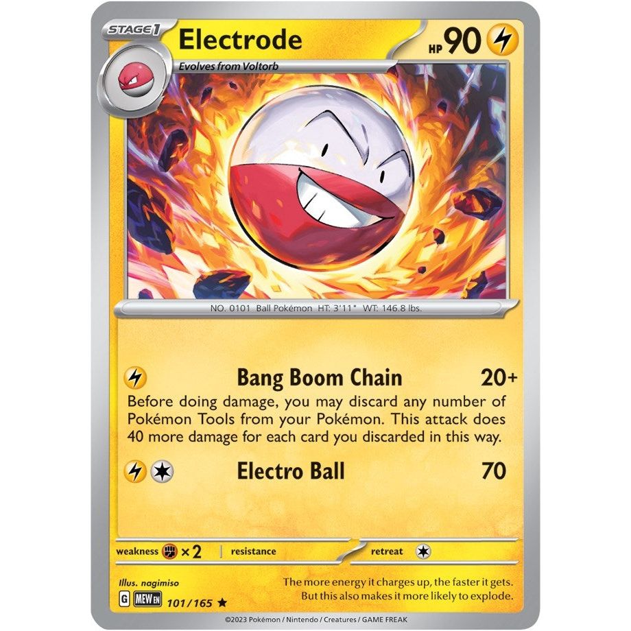Image for Electrode (101/165) (MEW) - Pokemon