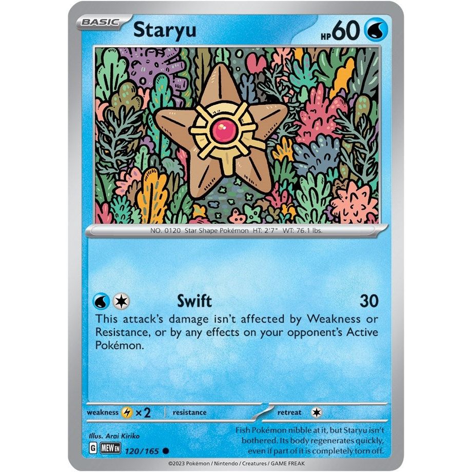 Image for Staryu (120/165) (MEW) - Pokemon