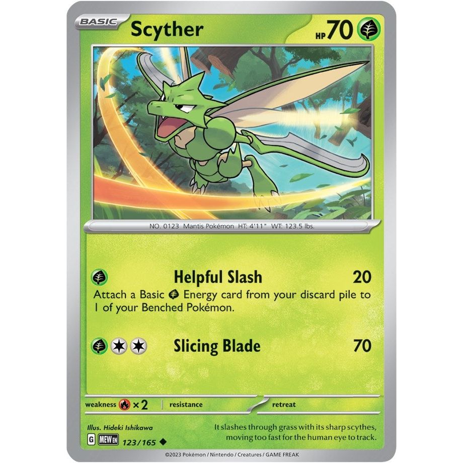 Image for Scyther (123/165) (MEW) - Pokemon