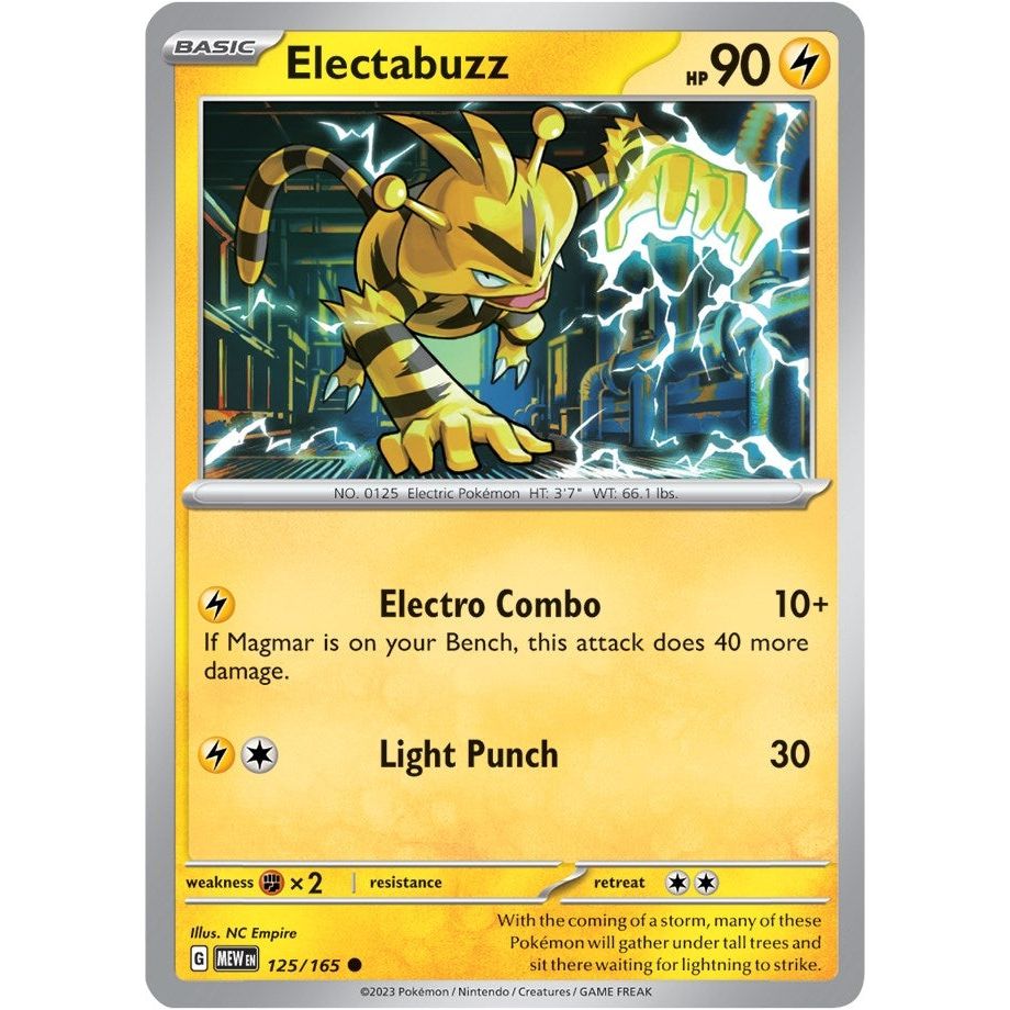 Image for Electabuzz (125/165) (MEW) - Pokemon
