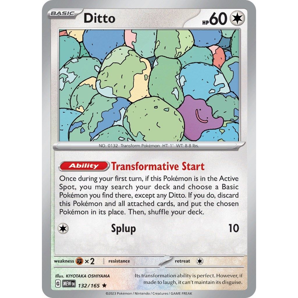 Image for Ditto (132/165) (MEW) - Pokemon