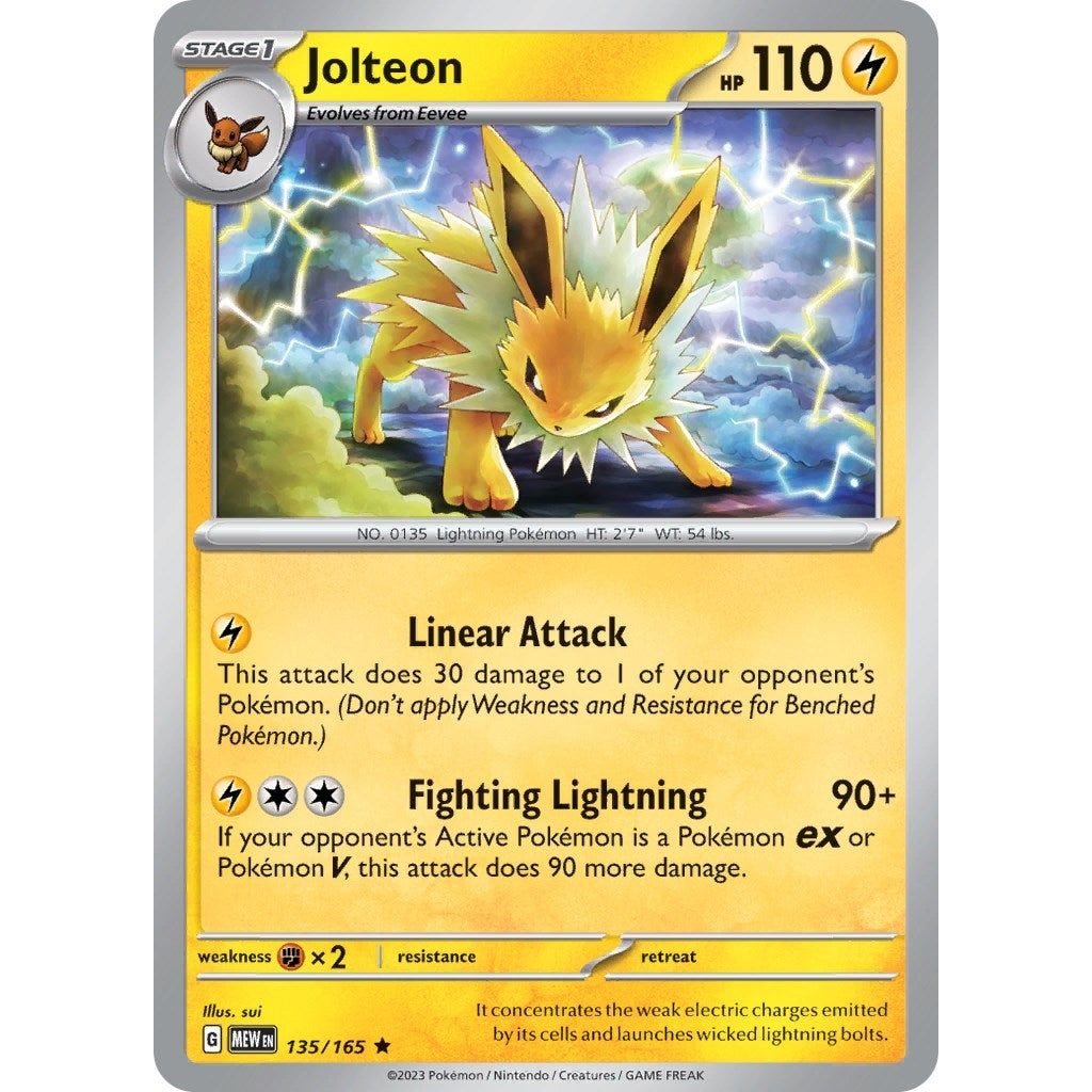 Image for Jolteon (135/165) (MEW) - Pokemon