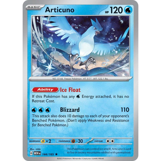 Image for Articuno (144/165) (MEW) - Pokemon