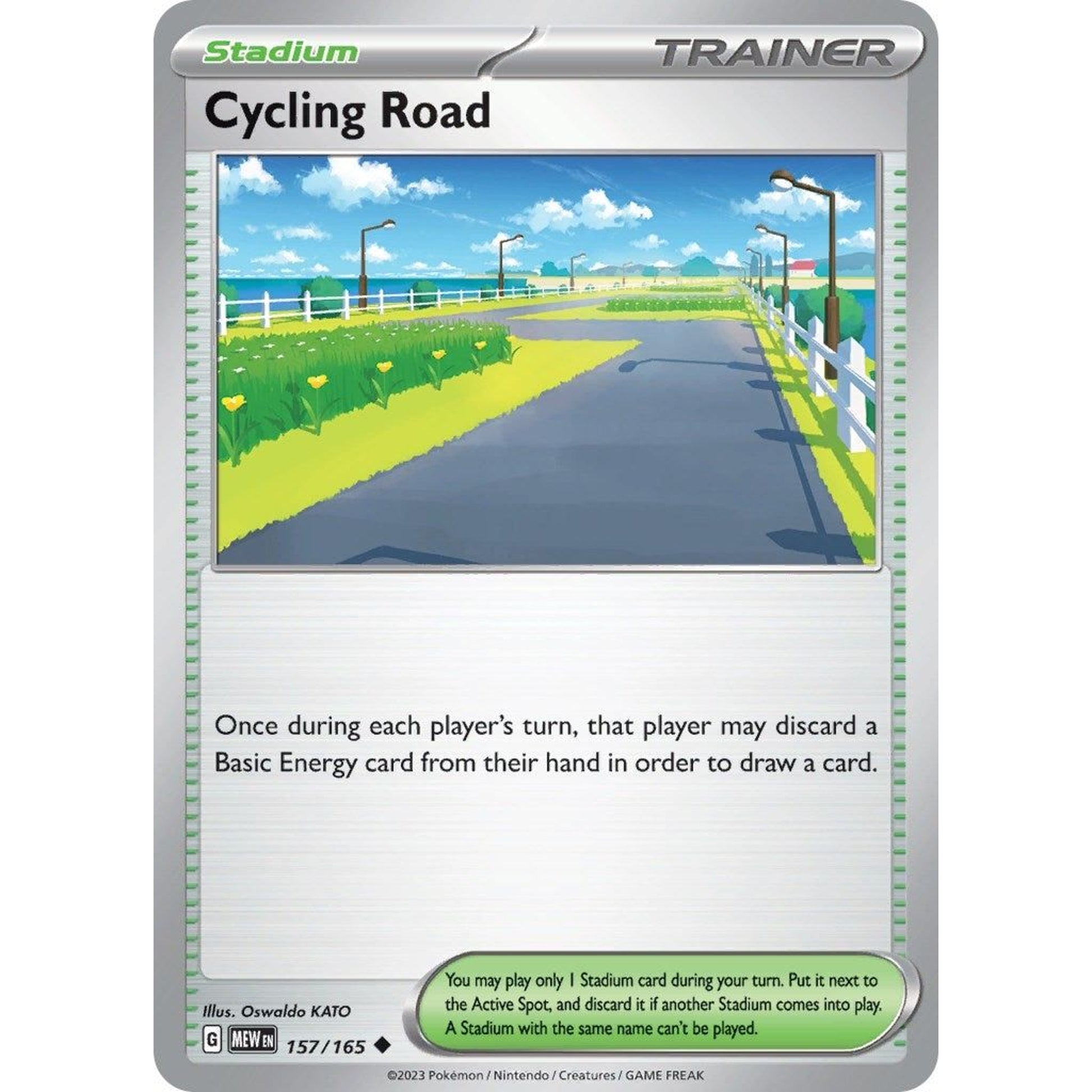 Image for Cycling Road (157/165) (MEW) - Pokemon