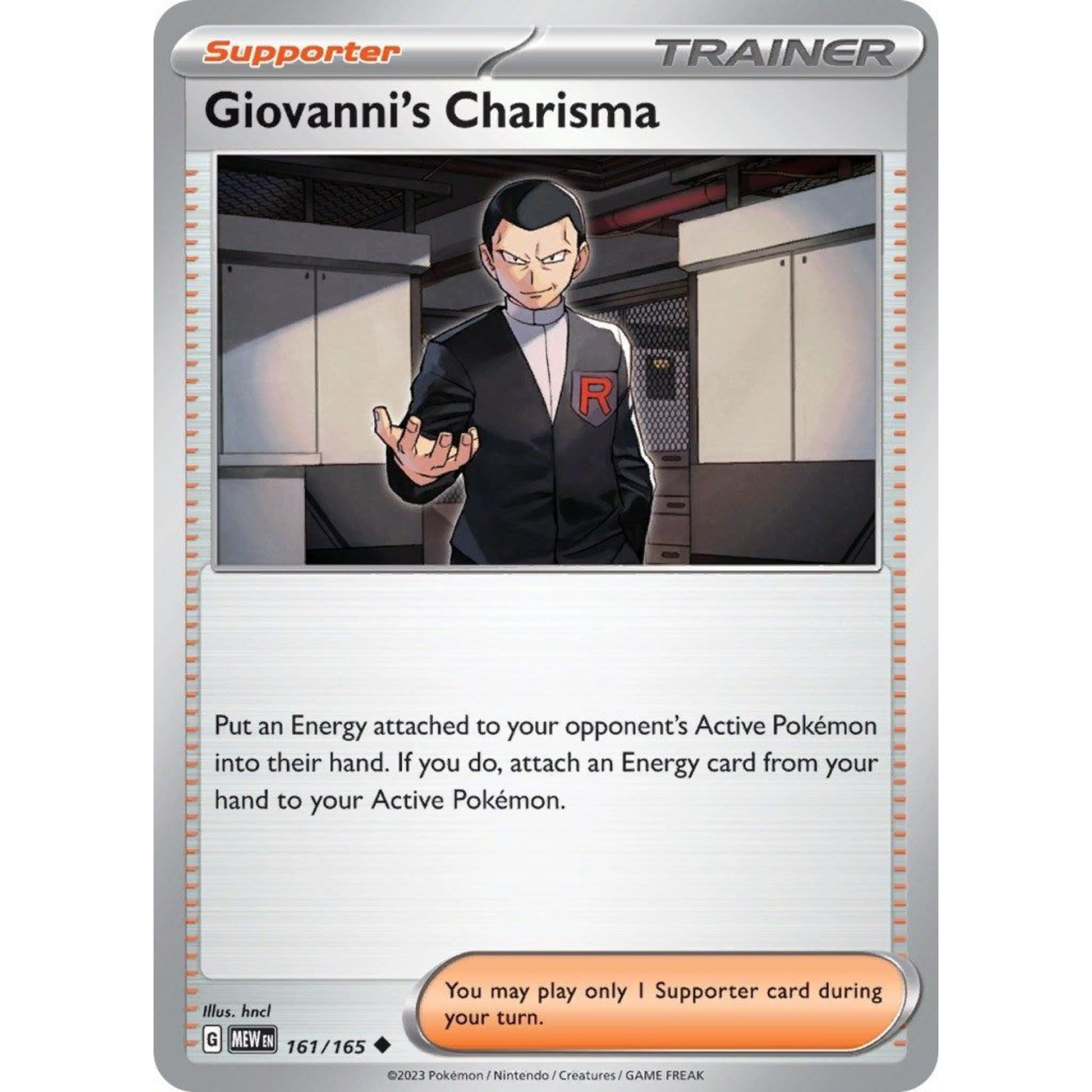 Image for Giovanni's Charisma (161/165) (MEW) - Pokemon
