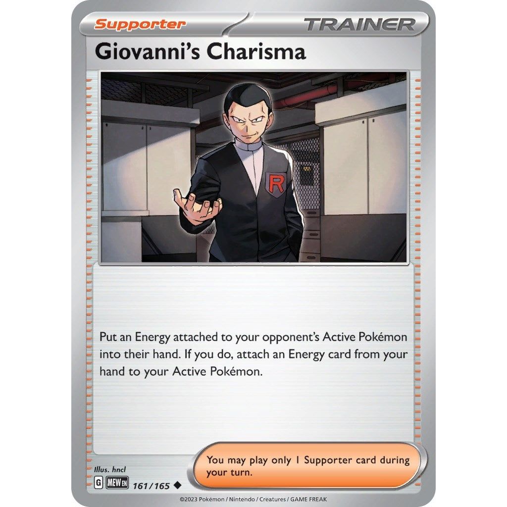 Image for Giovanni's Charisma (161/165) (MEW) - Pokemon
