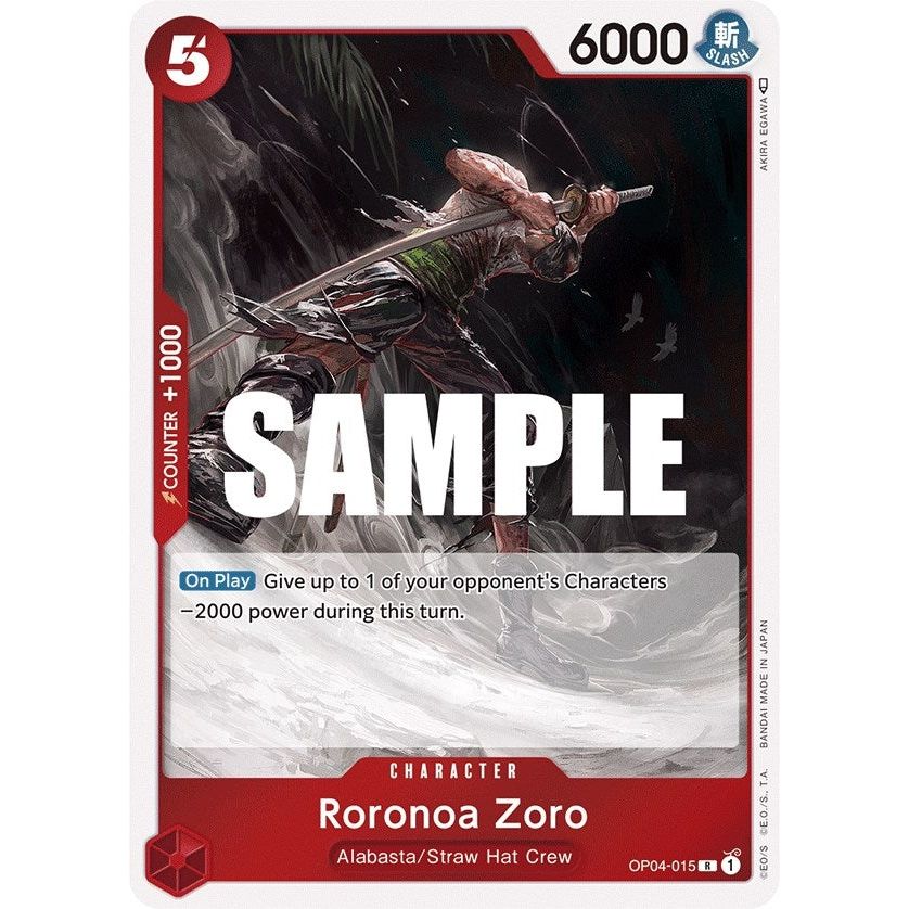Image for Roronoa Zoro (OP04-015) (OP04) - One Piece Card Game