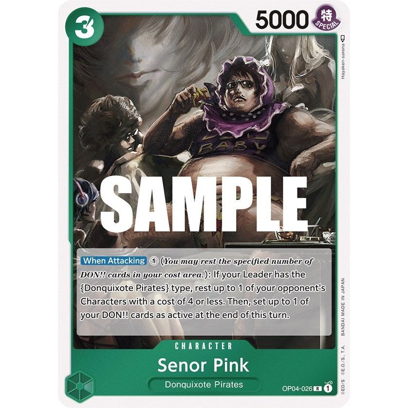 Image for Senor Pink (OP04-026) (OP04) - One Piece Card Game