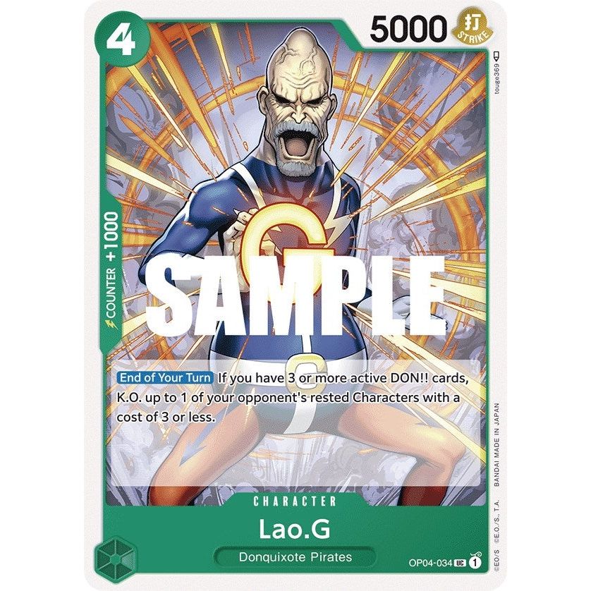 Image for Lao.G (OP04-034) (OP04) - One Piece Card Game