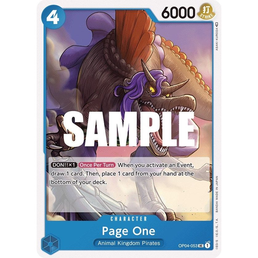 Image for Page One (OP04-053) (OP04) - One Piece Card Game