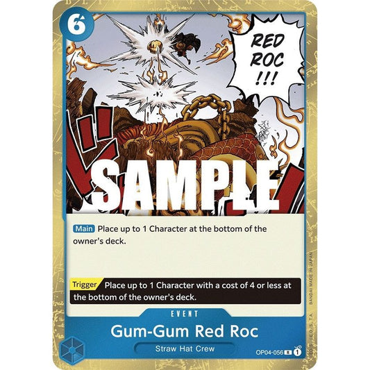 Image for Gum-Gum Red Roc (OP04-056) (OP04) - One Piece Card Game