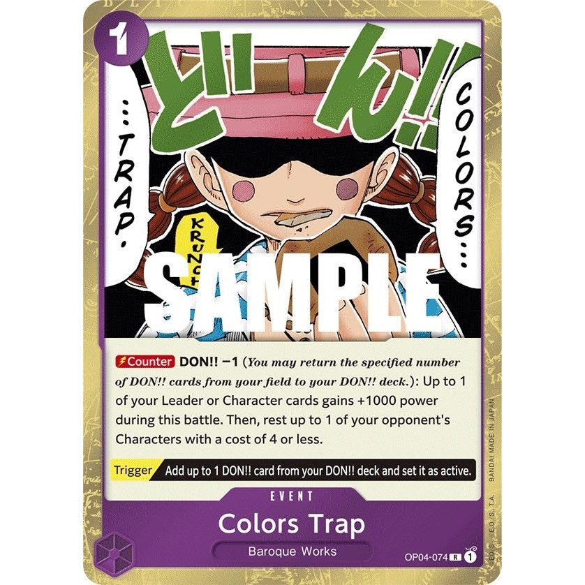 Image for Colors Trap (OP04-074) (OP04) - One Piece Card Game