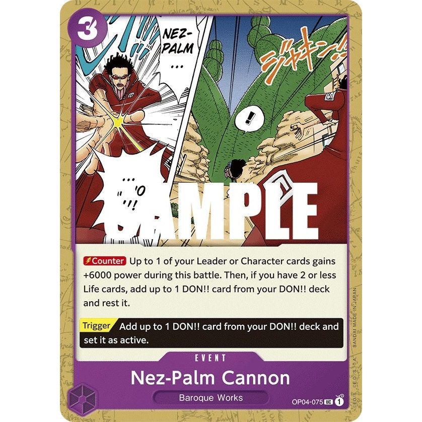 Image for Nez-Palm Cannon (OP04-075) (OP04) - One Piece Card Game