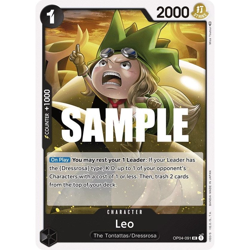 Image for Leo (OP04-091) (OP04) - One Piece Card Game