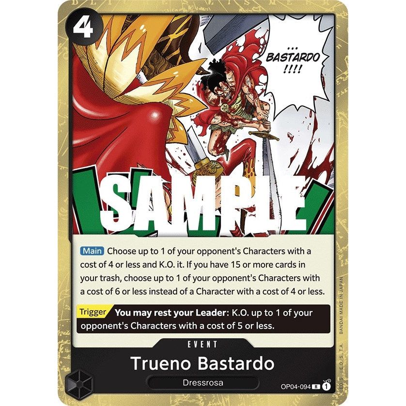Image for Trueno Bastardo (OP04-094) (OP04) - One Piece Card Game