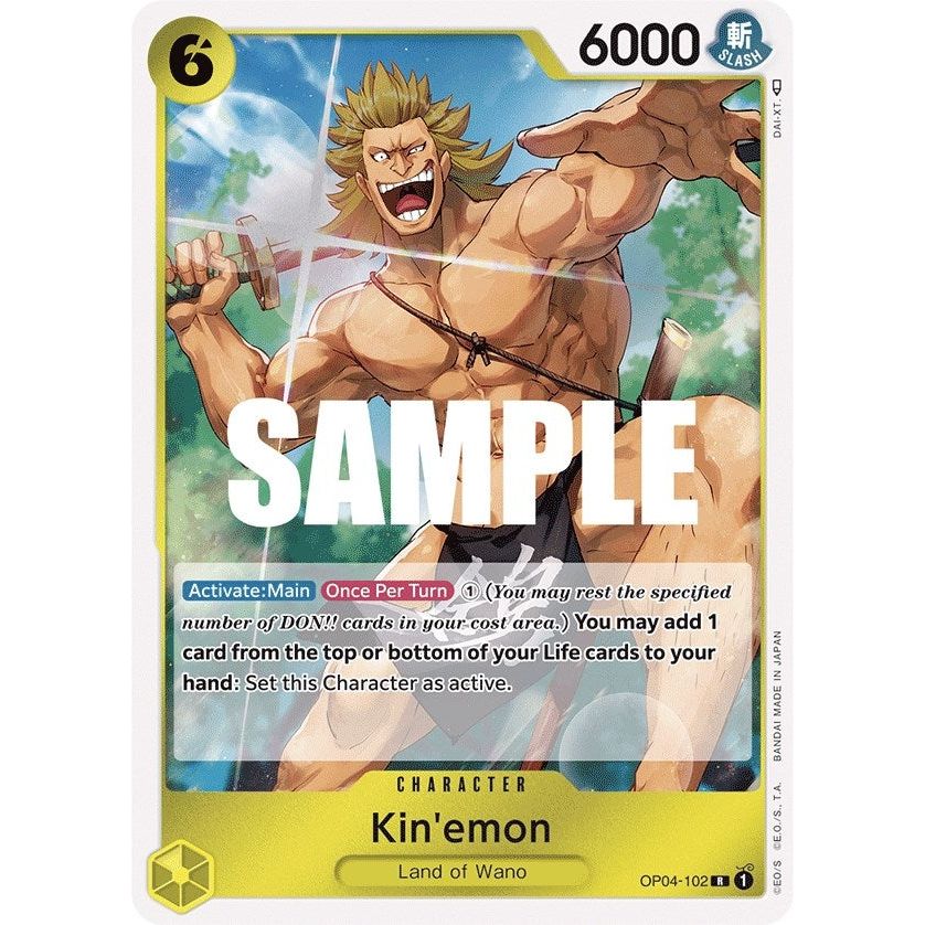 Image for Kin'emon (OP04-102) (OP04) - One Piece Card Game
