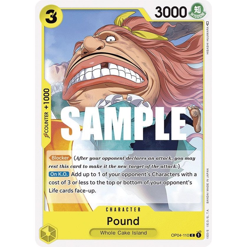 Image for Pound (OP04-110) (OP04) - One Piece Card Game