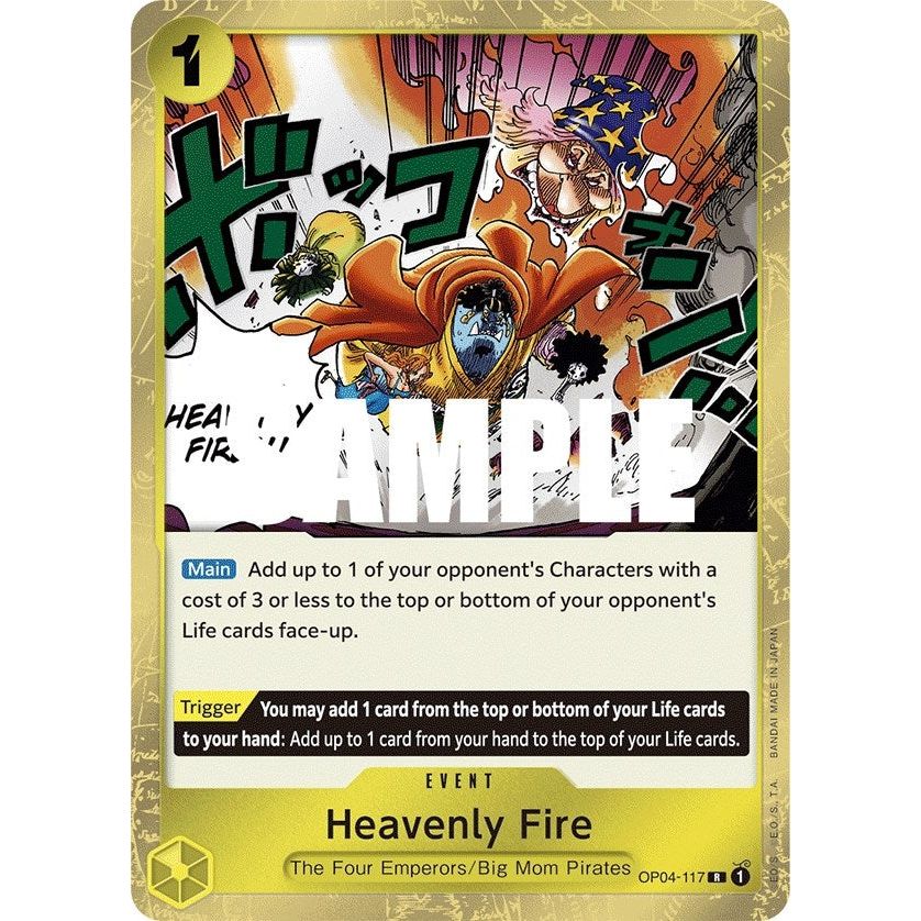 Image for Heavenly Fire (OP04-117) (OP04) - One Piece Card Game