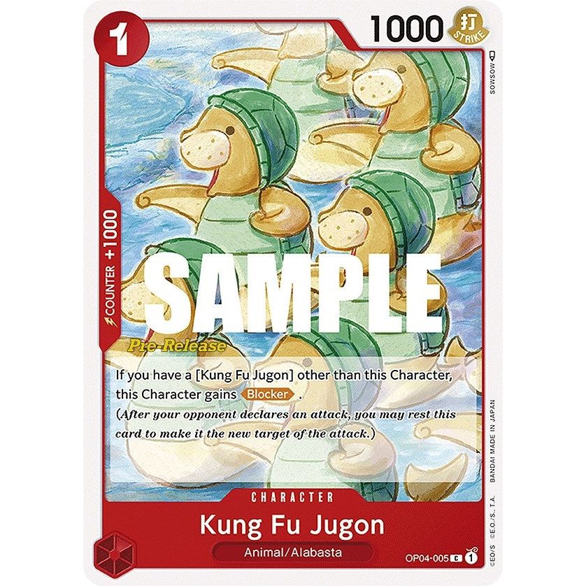Image for Kung Fu Jugon (OP04-005) (OP04 PRE) - One Piece Card Game