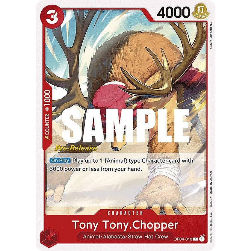 Image for Tony Tony.Chopper (OP04-010) (OP04 PRE) - One Piece Card Game