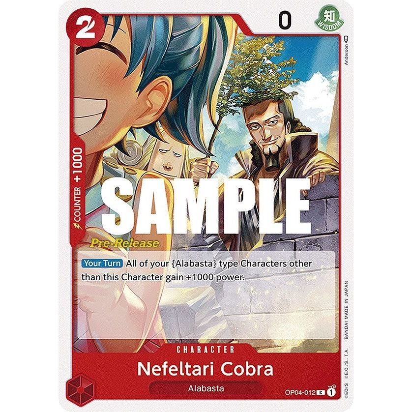 Image for Nefeltari Cobra (OP04-012) (OP04 PRE) - One Piece Card Game