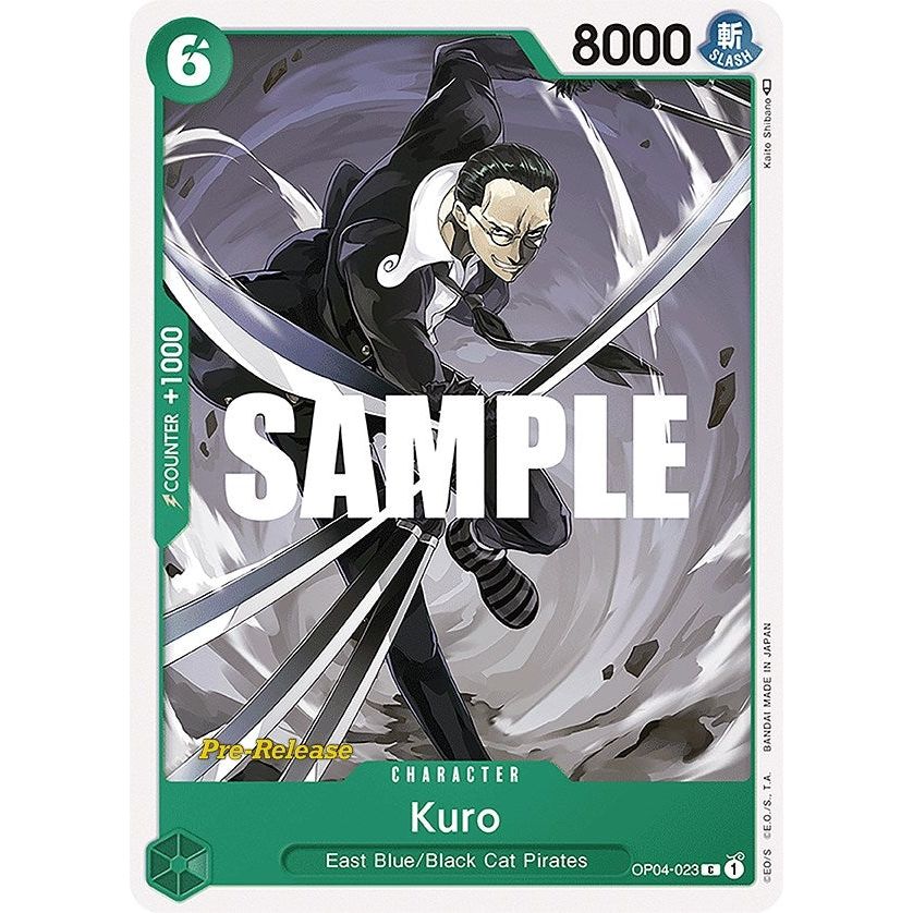 Image for Kuro (OP04-023) (OP04 PRE) - One Piece Card Game