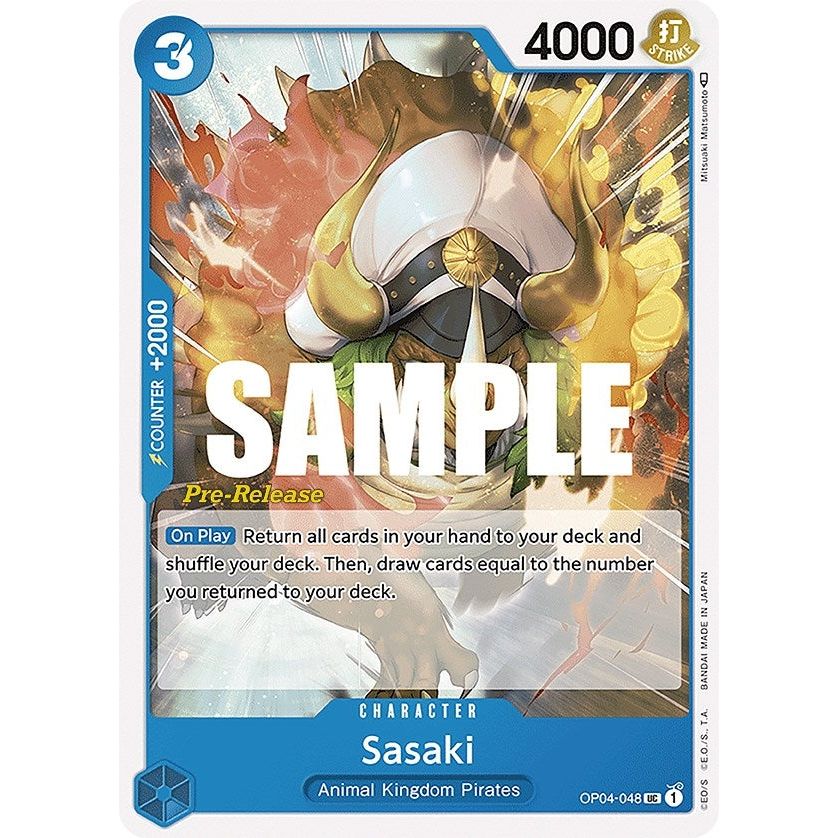 Image for Sasaki (OP04-048) (OP04 PRE) - One Piece Card Game