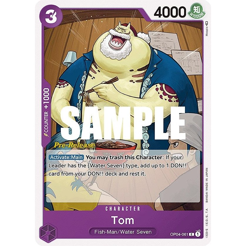 Image for Tom (OP04-061) (OP04 PRE) - One Piece Card Game