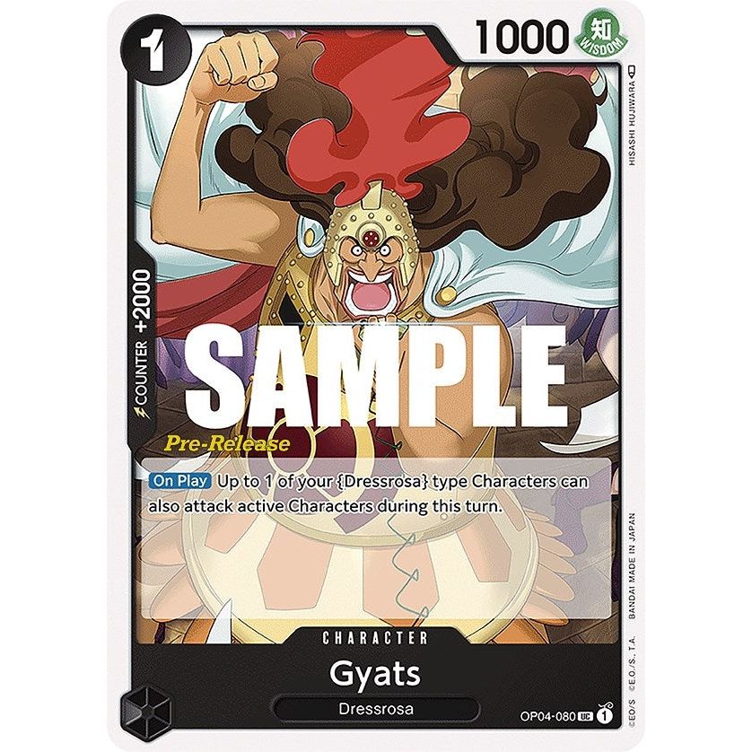 Image for Gyats (OP04-080) (OP04 PRE) - One Piece Card Game