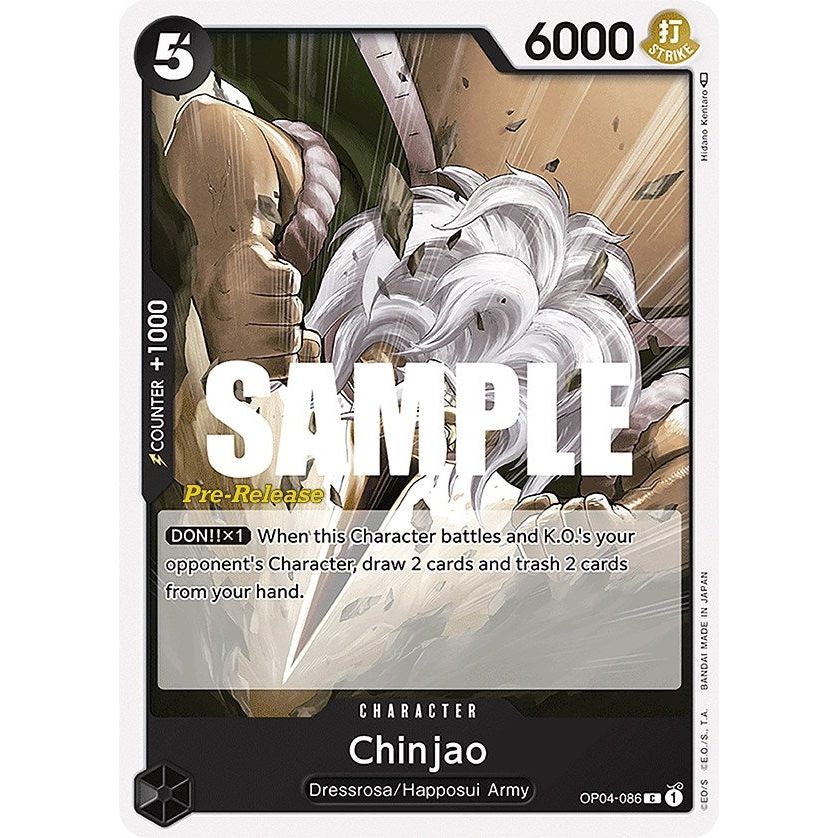 Image for Chinjao (OP04-086) (OP04 PRE) - One Piece Card Game