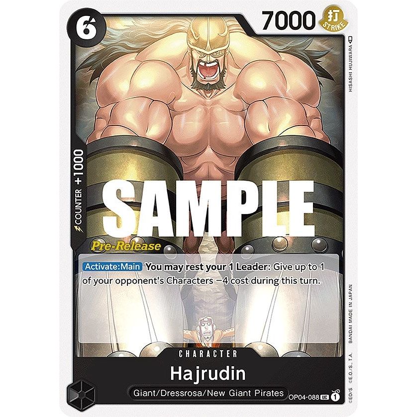 Image for Hajrudin (OP04-088) (OP04 PRE) - One Piece Card Game