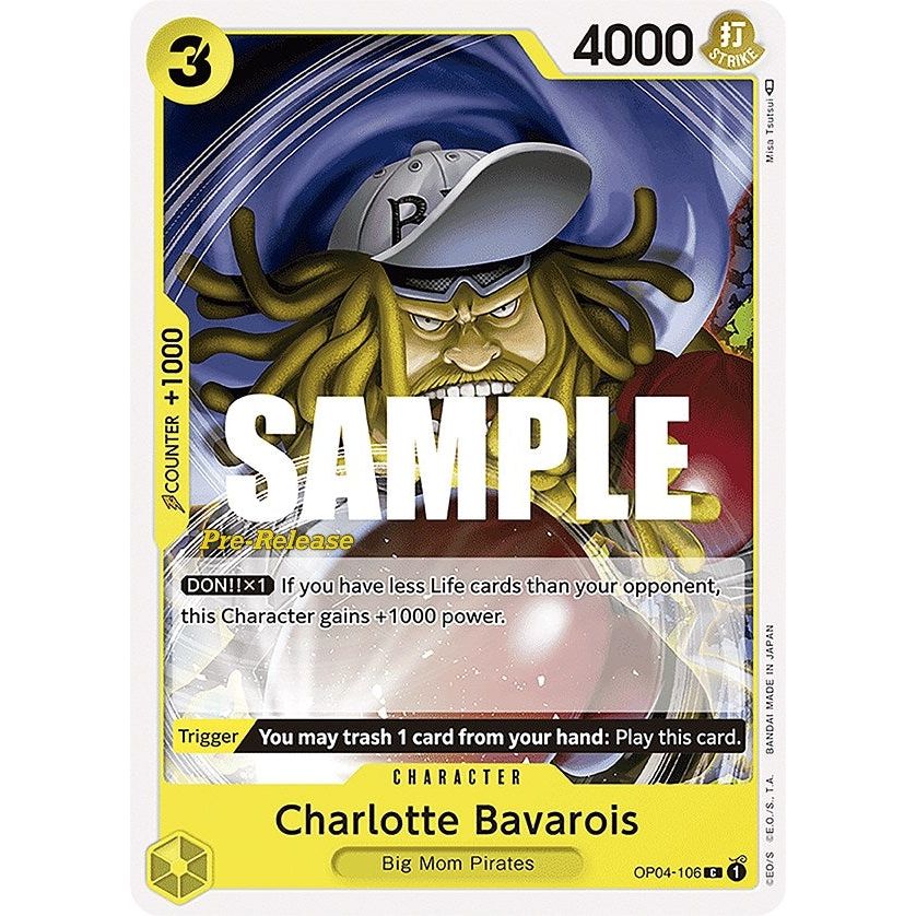 Image for Charlotte Bavarois (OP04-106) (OP04 PRE) - One Piece Card Game