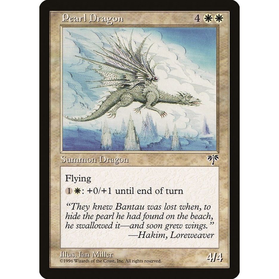 Image for Pearl Dragon (MIR) - Magic: The Gathering